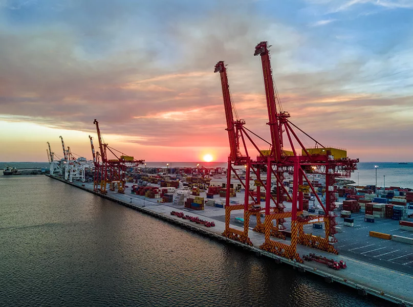 Fremantle Harbour Sunset